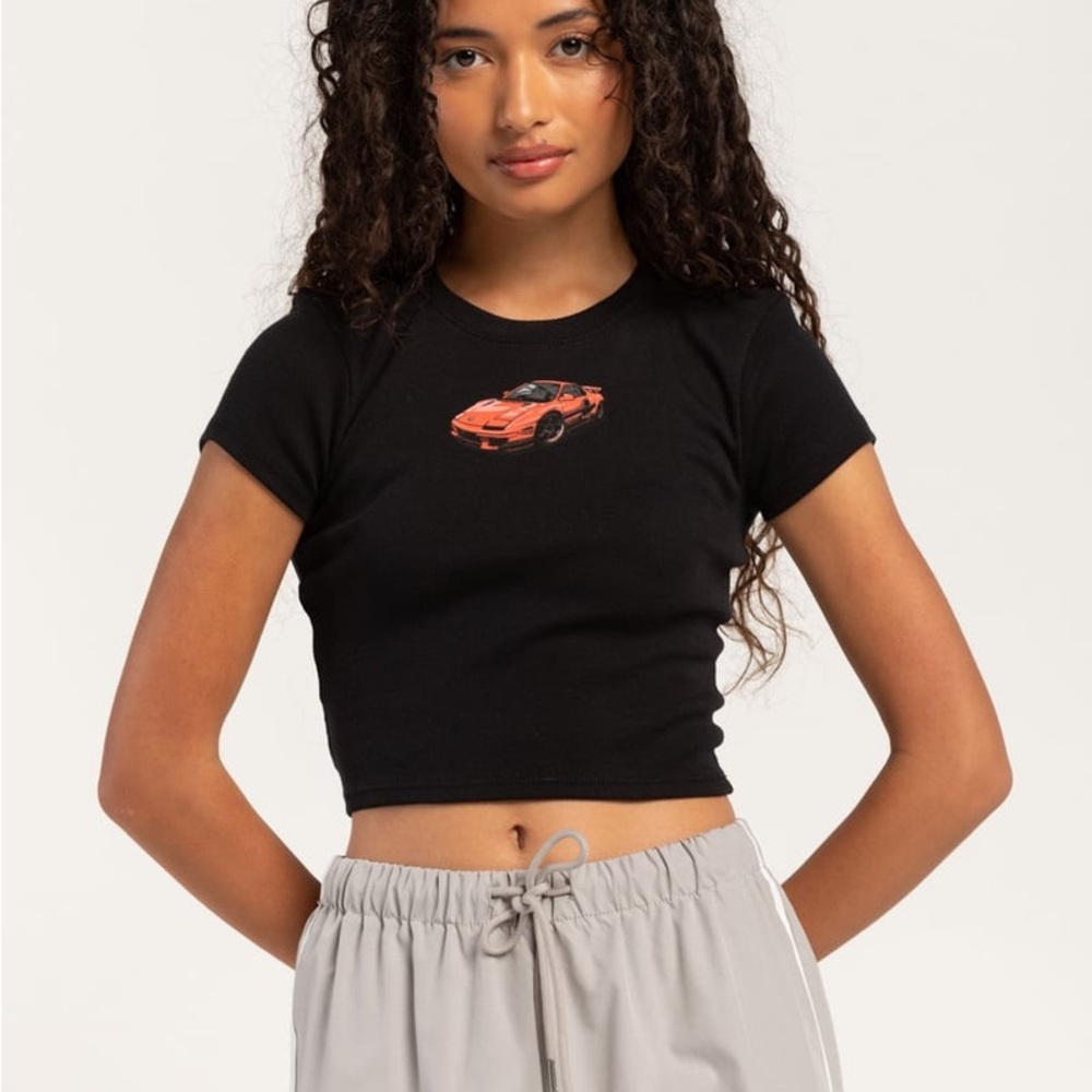 RSQ Womens Car Baby Tee